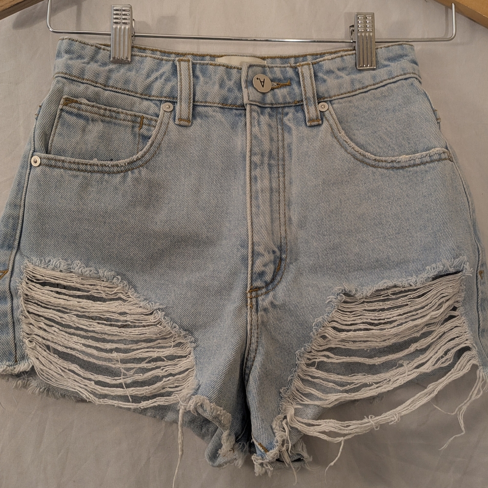 Abrand Blue High Relaxed Shorts Sz.24/0